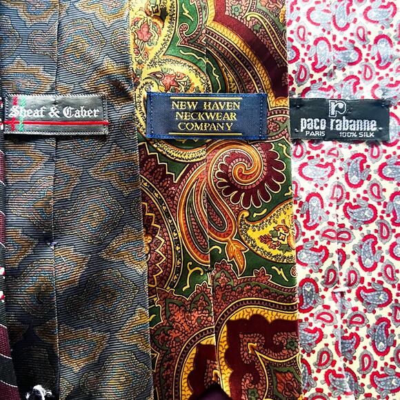 Lot of Ties, both Vintage and Modern, Eclectic Grandpa - Picture 8 of 12